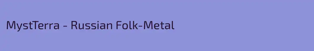 MystTerra - Russian Folk-Metal